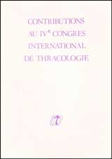 Contributions au IVe congres international de thracologie