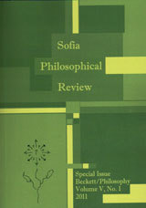 Sofia Philosophical Review, 2011/ Volume V, No.1