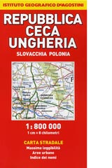 Karta: Republiki Chehiia i Ungariia / Repubblica Ceca, Ungheria